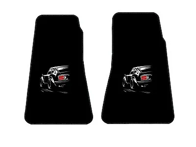 For Datsun 240Z 260Z 280Z Floor Mats Carpet Black Set Of2 All Embroidery 1970-78 • $219.99