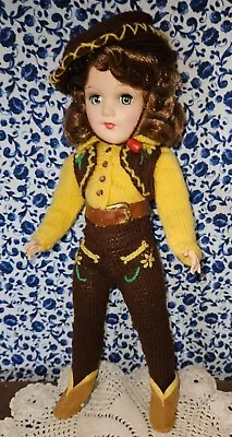 1940's-50's MARY HOYER Signed Hard Plastic Doll RARE Cowgirl Western Outfit • $145