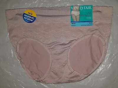 NWT Vanity Fair 18170 No Pinch No Show Seamless Comfort Hip Brief Panty Panties • $8