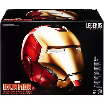 Marvel Legends Iron Man Electronic Helmet Brand New Hasbro Disney Official UK • £195.95