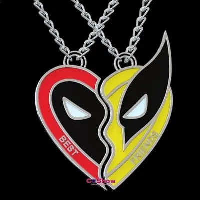 2024 Deadpool & Wolverine 3 Wolverine Best Friends Necklace Mask Pendant Choker • $20.89