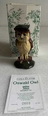 Wade  In The Forest Deeposwald Owl  Number 0869 Boxed With Certificate • £40