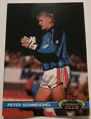 £2.95 • Buy Peter Schmeichel- Manchester United Topps Stadium Club 1992 #191