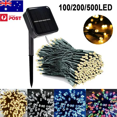 Solar Fairy String Lights 100-500 LED Outdoor Garden Christmas Party Tree Decor • $14.07