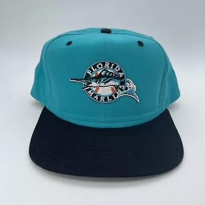 Florida Marlins New Era MLB Baseball Vtg Wool Snapback Sports Hat Cap NWT Miami • $35