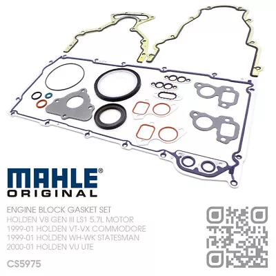 Mahle Engine Block Gasket Set V8 Gen Iii Ls1 5.7l [<01 Holden Vu Commodore Ute] • $348