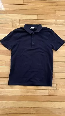 Versace Collection Polo Shirt Half Medusa Navy Men’s Sz M (READ DESCRIPTION) • $50