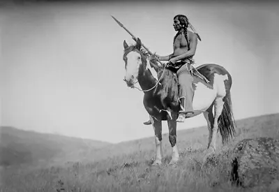 A Scout Man Native American Indian 8 X 10 Photo Vintage • $6.99