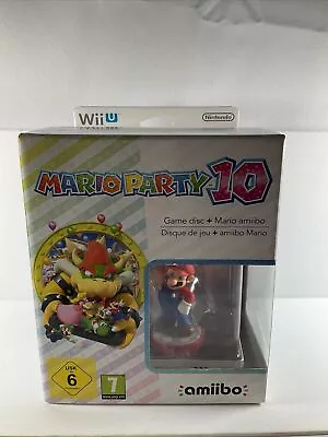 Mario Party 10 Nintendo Wii U Big Box Amiibo Limited Edition- Sealed • $297.99