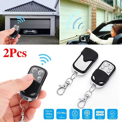 2 X 433MHz Remote Control Duplicator Gate Garage Door Opener Keychain 4 Buttons  • $7.88