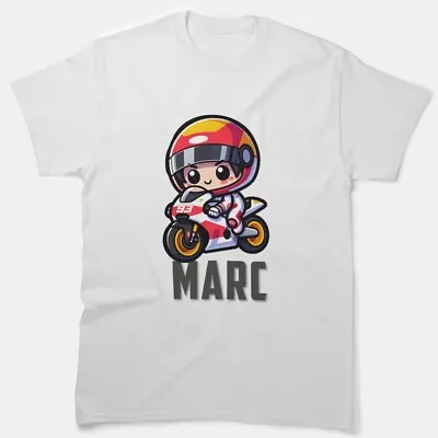 Marc Marquez Stickers Mode Classic T-Shirt Best Gift Custom Color • $25.90