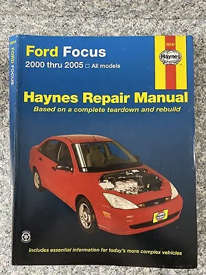 $15 • Buy Ford Focus 2000 Thru 2005 HAYNES 36034 REPAIR MANUAL All Models BOOK