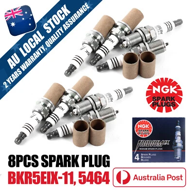 8X NGK BKR5EIX-11 Spark Plugs Iridium IX For Toyota Mitsubishi Mazda • $127.99