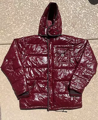 Moncler Maya Jacket Men Rare Burgundy Color • $360