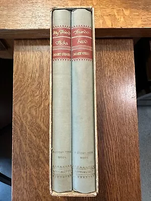 My Friend Flicka (1941) & Thunderhead (1943) By Mary O'Hara (2 Volume Set) Vtg • $27.99