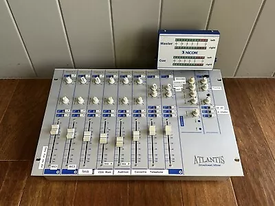 NiCom Atlantis 8-Channel Broadcast Mixer Console With LED Panel • $629.90