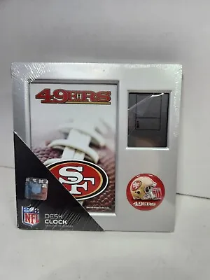 San Francisco 49ers Official NFL Team Desk Alarm Clock New Free Shipping  • $37.99