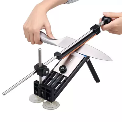  Fix Angle Professional Chef Knife Sharpener Kitchen Sharpening System 4 Stones • $21.88