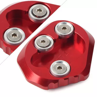 For YAMAHA YZF-R6 2017-2018 Red Kickstand Side Stand Extension Enlarger Pad • $14.79