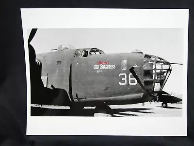 WWII Photo B-24 Liberator Old Spareribs Nose Art Photograph Free Shipping • $12