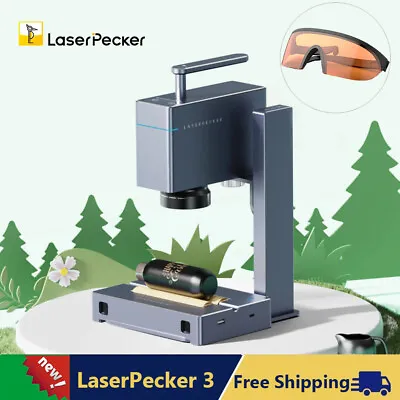 LaserPecker 3(PRO) Laser Engraver CNC For Metal Plastic Engraving Machine&Roller • £1685.99