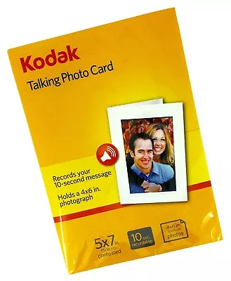 Kodak Voice Recording Card With Photo Frame - 10 Sec Message - Holiday Card • $9.95