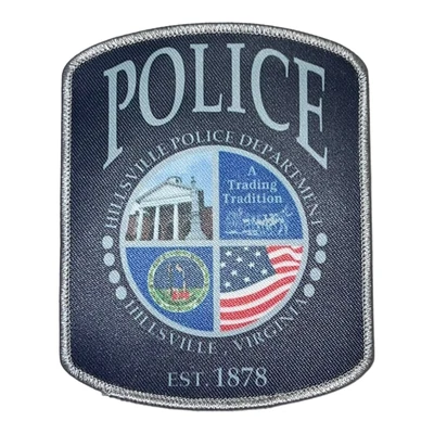 $7.99 • Buy Hillsville Virginia Police Department Silk Screened Shoulder Patch VA