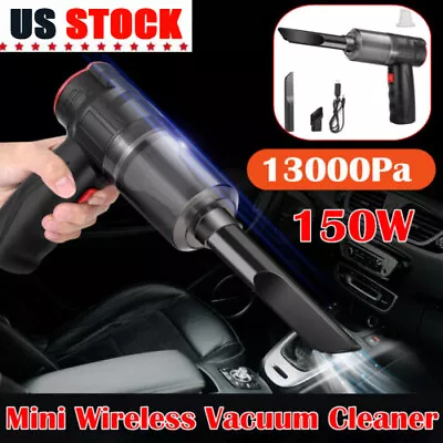 $16.67 • Buy Powerful HandHeld Car Vacuum Cleaner Mini Portable Strong Suction 150W 13000PA