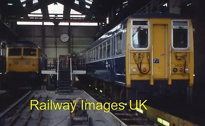 Railway Photo -  Landore MPD 47135 And 140001 DMU  24.07.82 • £2