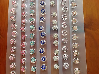 Hair Jewels.Springs.Coils.Spirals.Weddings.Parties.Races.Proms.12pk.flower. • £3.99