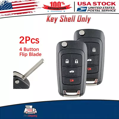 For Chevy Camaro Cruze Impala Equinox2 Remote Flip Car Key Fob Cover Case Shell • $9.98