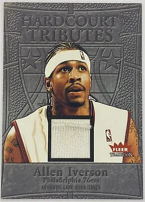 2004-05 Fleer Tradition Hardcourt Tributes Jerseys Allen Iverson #HT/AI 76ers • $30