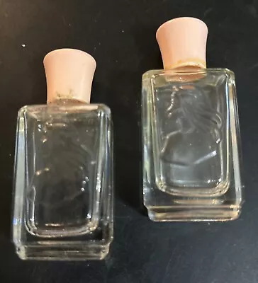 2 VTG White Shoulders Perfume Bottles EMPTY  .25 Fl. Oz. 7.5 Ml. U.S.A. • $12.99