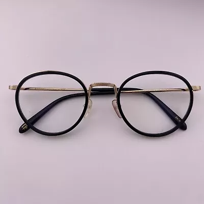 MOSCOT NYC Bupkes Eyeglasses Originals. Black/Gold Color. Size 51 • $150
