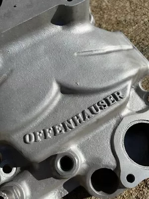 Vintage Offenhauser 5693 High Rise 360 SBC Chevy Aluminum Quad Intake Manifold • $299.99