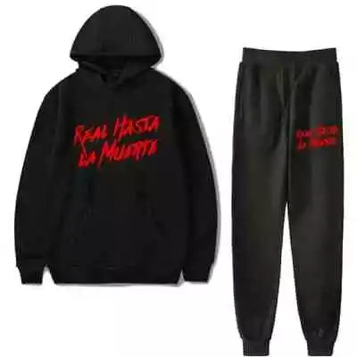 Anuel Real Hasta La Muerte Hoodie + Sweatpants SetS-3XL New Rap Hip Hop • $70