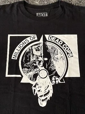 MDC Millions Of Dead Cops Shirt Large SF Bay Area Hardcore Punk Hot Fire • $30
