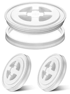 3 Pieces 5 Gallon Screw Top Lids Bucket Seal Lid Leak Proof For Plastic Bucket C • $45.39