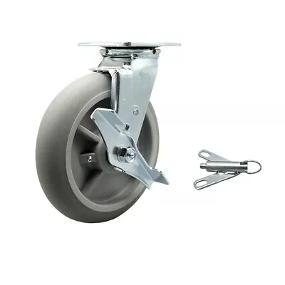 Cambro Camcruiser Vending Cart Replacement Caster With Brake And Swivel Lock-SCC • $68.88