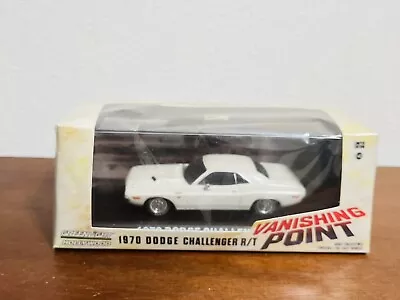 Greenlight 1/43 1970 Dodge Challenger R/T Vanishing Point White Model Car • $55