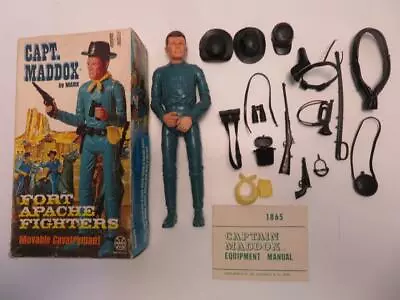 1970s Marx Fort Apache Fighters Captain Maddox Action Figure • $79.98