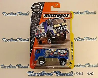 2016 Matchbox #34 (blue)  DESERT THUNDER V16  ~ S3 • $1.99