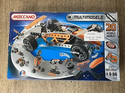 COMPLETE Meccano Multimodels Construction Set 230+ Parts/Pieces (6550) - 2013 • £20