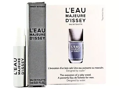 $7 • Buy ISSEY MIYAKE L'EAU MAJEURE D'ISSEY EDT 1.0ml .03fl Oz X 1 COLOGNE SPRAY SAMPLE