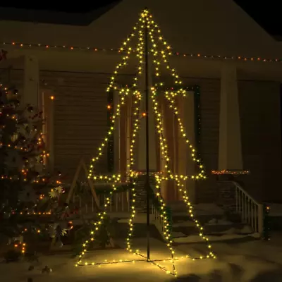 VidaXL Christmas Cone Tree 300 LEDs Indoor And Outdoor 120x220 Cm • $130.17