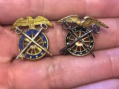 2 Vintage US Army Quartermaster Military Insignia Pins • $12.95