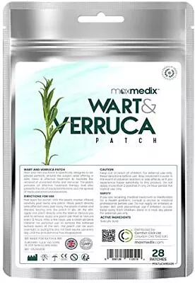 Wart And Verruca Removal | 28 Patches/Plaster | Specifically Designed For Foot  • £13.25