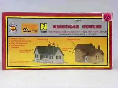 AHM 25504 N Scale American Houses Lighted Building Kit • $21.24