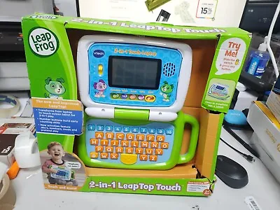 Leap Frog 2-in-1 LeapTop Touch Kids Laptop Letters Numbers Learning Table German • £29.99