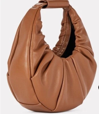 $225 • Buy NWT Staud Moon Bag Brown Mini Retail $350